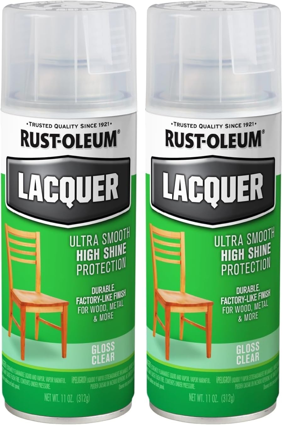 image:imageRustOleum 19068306PK Lacquer Spray Paint 11 oz Gloss Clear 6 PackClear