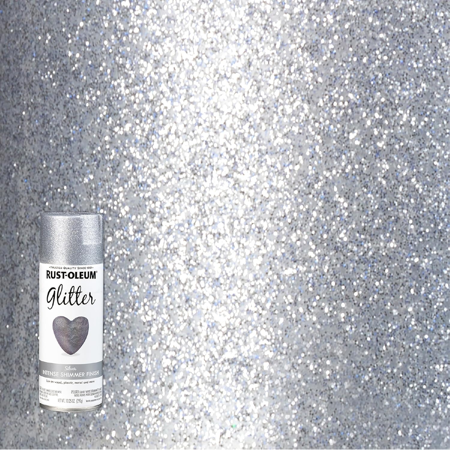 image:imageRustOleum 3426076PK Specialty Glitter Spray Paint 1025 oz Purple MultiColor 6 PackSilver