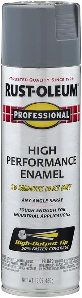 image:imageRustOleum Professional High Performance Gloss White Spray Paint Rust Prevention Corrosion Resistant Coating Industrial Maintenance Any Angle Spray Metal Equipment Protection 15 ozAluminum