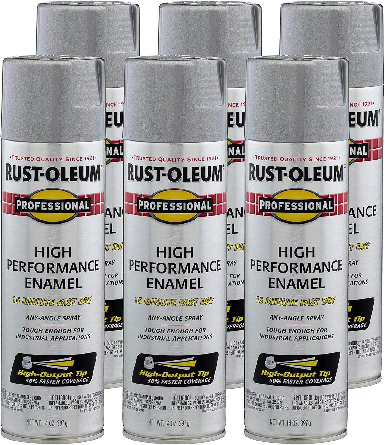 image:imageRustOleum Professional High Performance Gloss White Spray Paint Rust Prevention Corrosion Resistant Coating Industrial Maintenance Any Angle Spray Metal Equipment Protection 15 ozAluminum