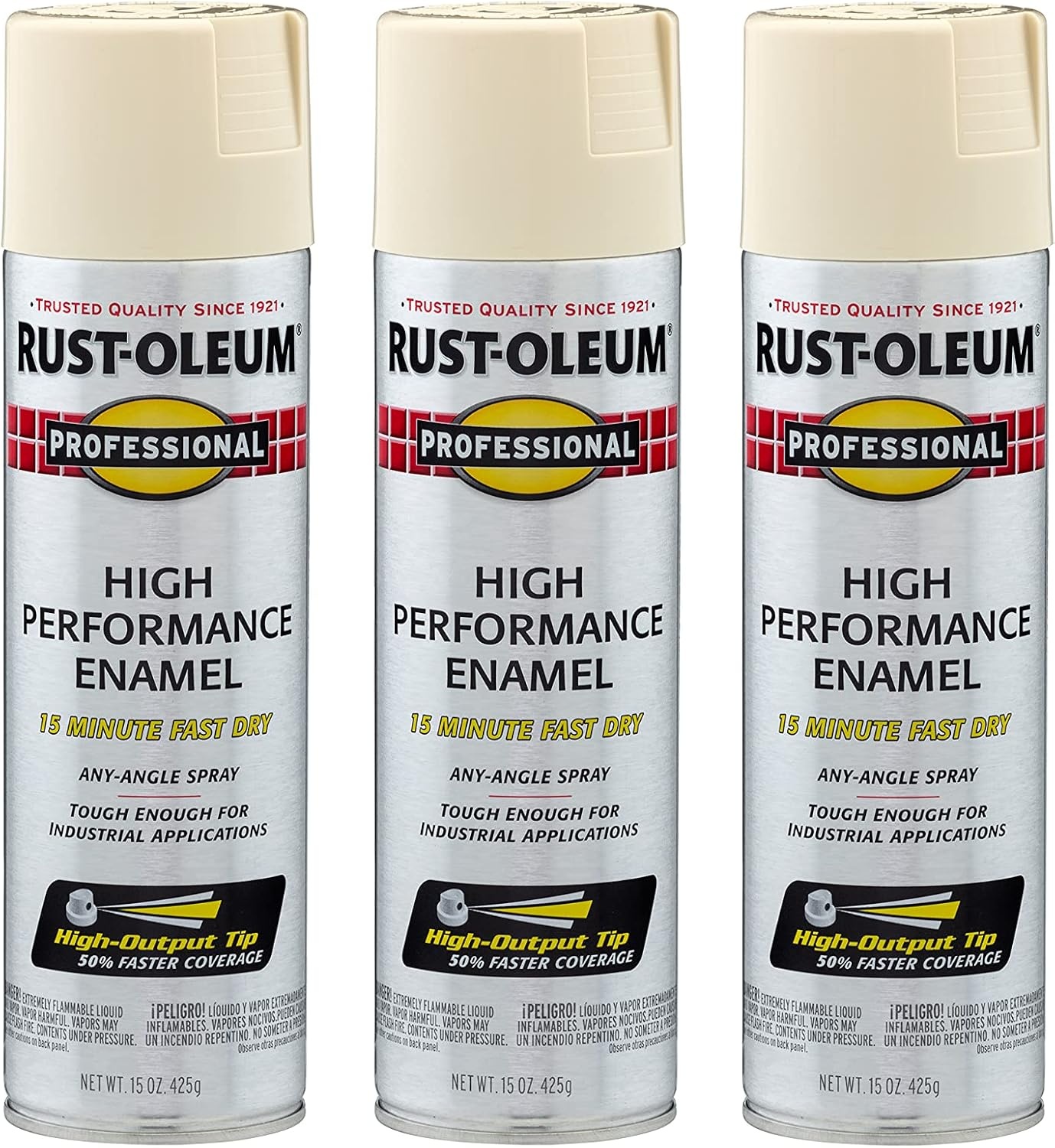 image:imageRustOleum Professional High Performance Gloss White Spray Paint Rust Prevention Corrosion Resistant Coating Industrial Maintenance Any Angle Spray Metal Equipment Protection 15 ozGloss Almond