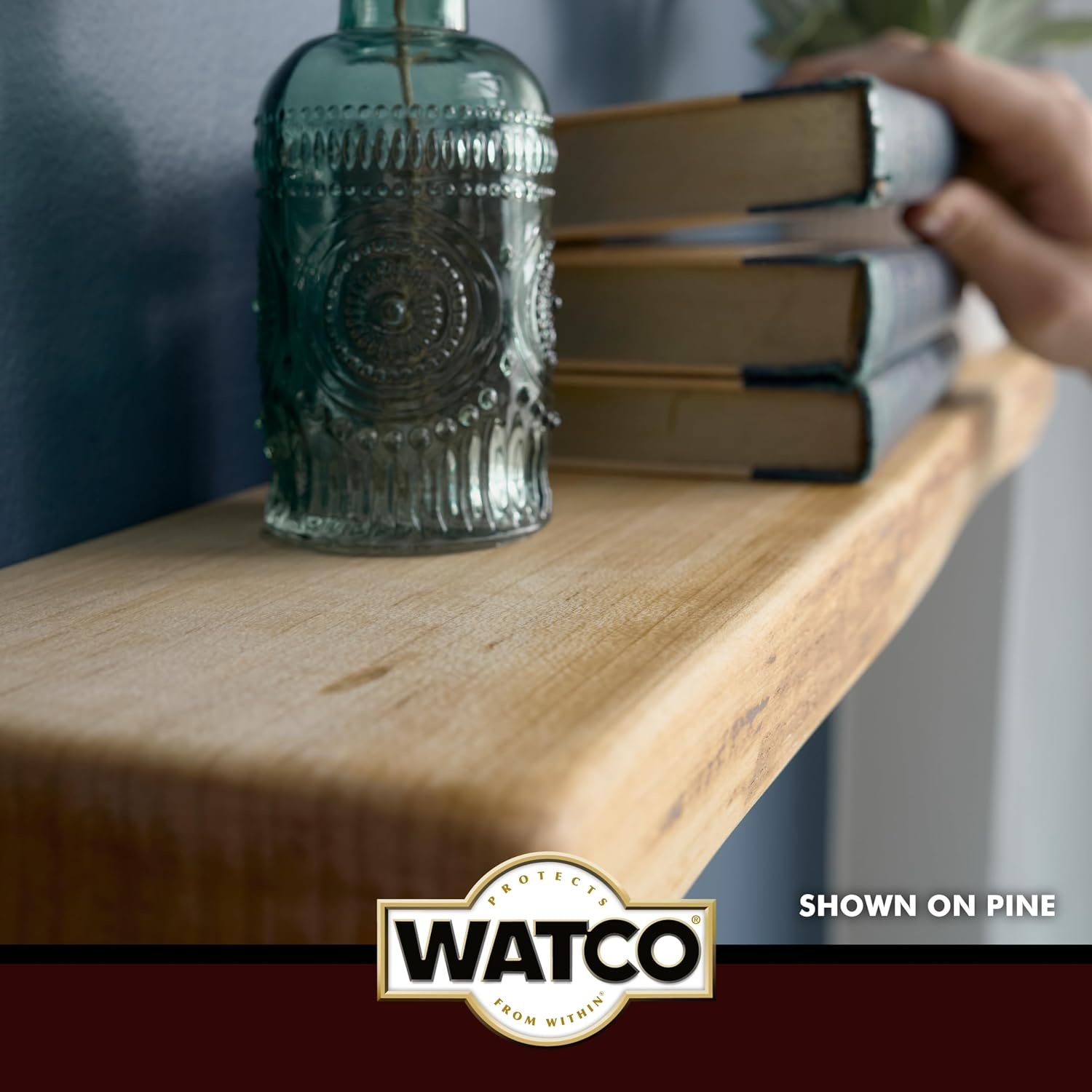 image:imageWatco Natural Danish Oil Wood Finish Penetrating Oil Formula Enhances Natural Grain Easy WipeOn Application For Wood Projects GallonNatural