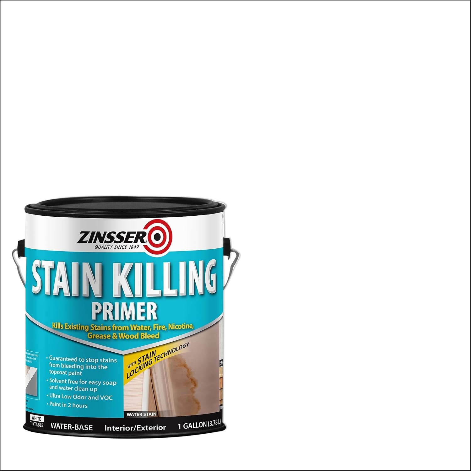 image:imageZinsser 377940 Stain Killing Primer Quart128 Fl Oz Pack of 1