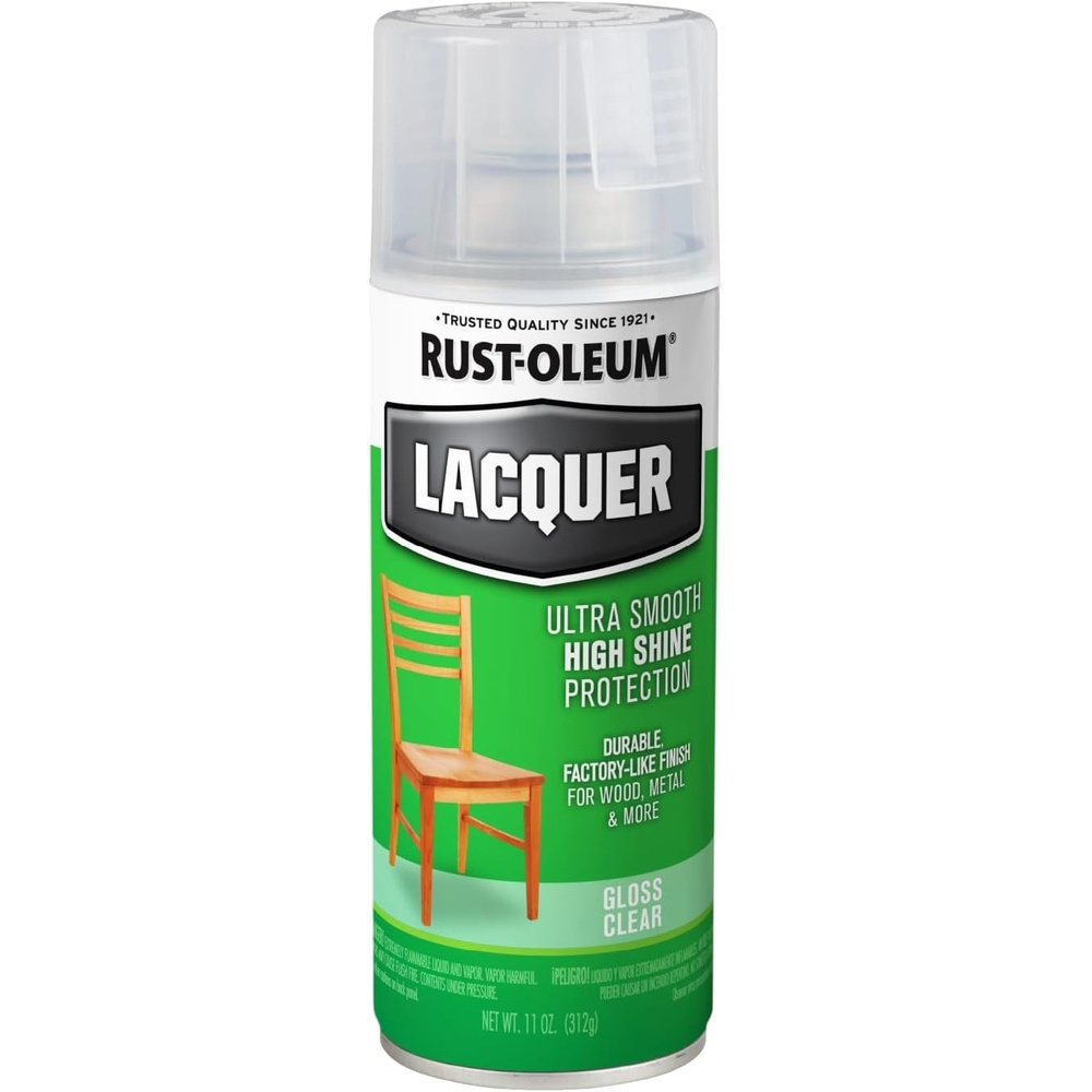 image:imageRustOleum 19068306PK Lacquer Spray Paint 11 oz Gloss Clear 6 PackClear