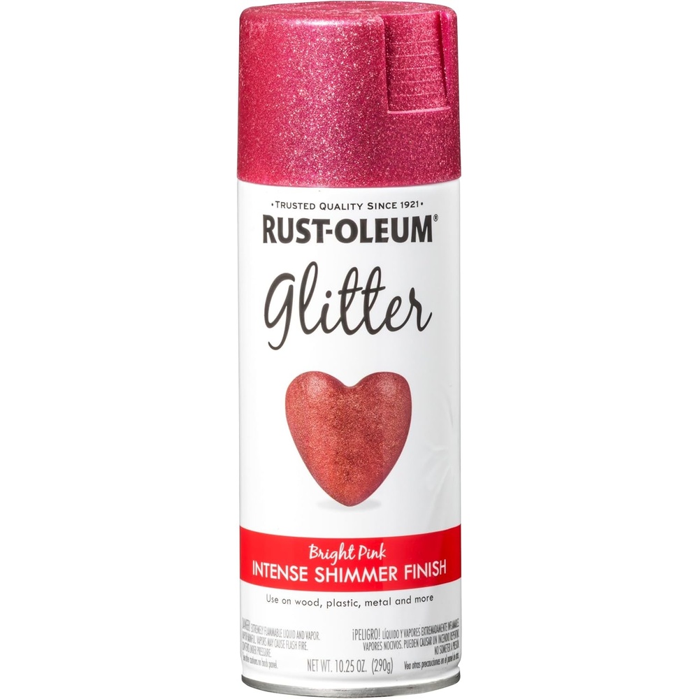 image:imageRustOleum 3426076PK Specialty Glitter Spray Paint 1025 oz Purple MultiColor 6 PackBright Pink