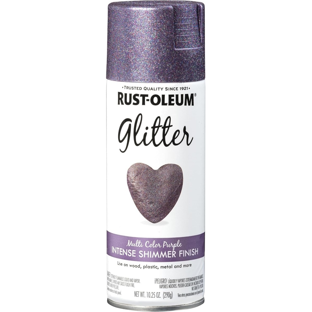 image:imageRustOleum 3426076PK Specialty Glitter Spray Paint 1025 oz Purple MultiColor 6 PackPurple MultiColor