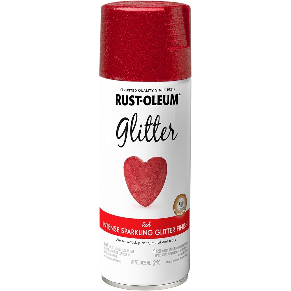 image:imageRustOleum 3426076PK Specialty Glitter Spray Paint 1025 oz Purple MultiColor 6 PackRed