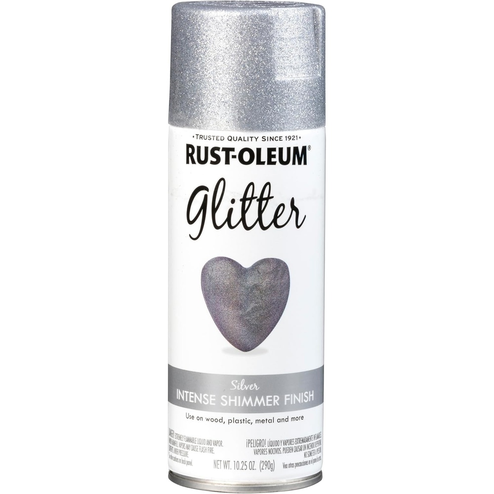 image:imageRustOleum 3426076PK Specialty Glitter Spray Paint 1025 oz Purple MultiColor 6 PackSilver