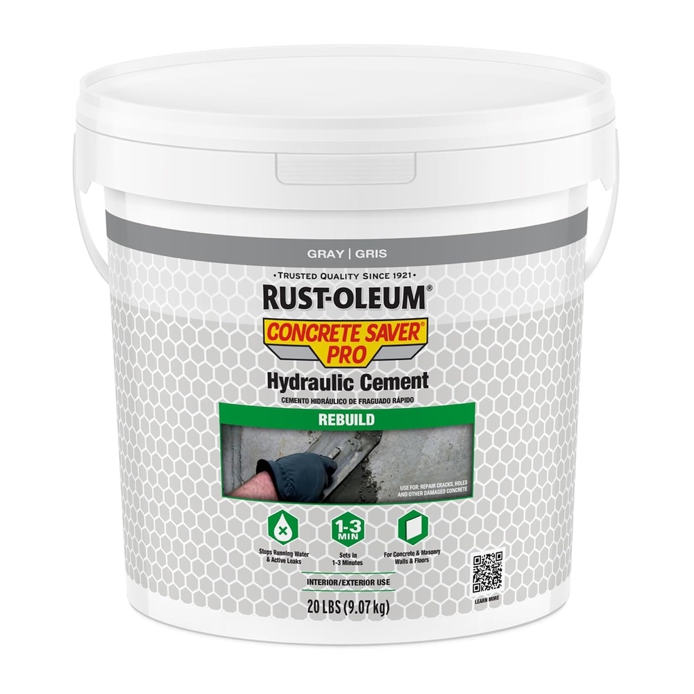 image:imageRustOleum Concrete Saver Pro Hydraulic Cement 20 lb Gray1