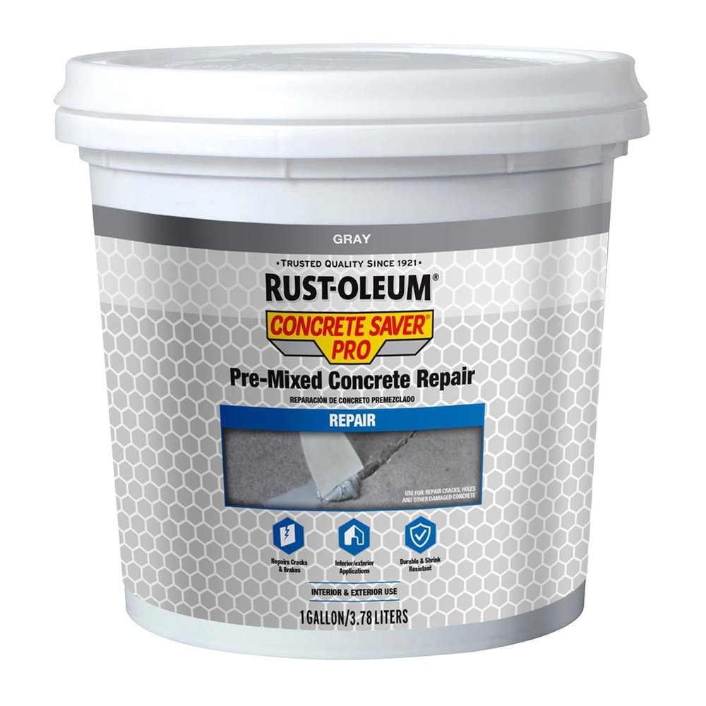 image:imageRustOleum Concrete Saver Pro PreMixed Concrete Repair Gallon Gray