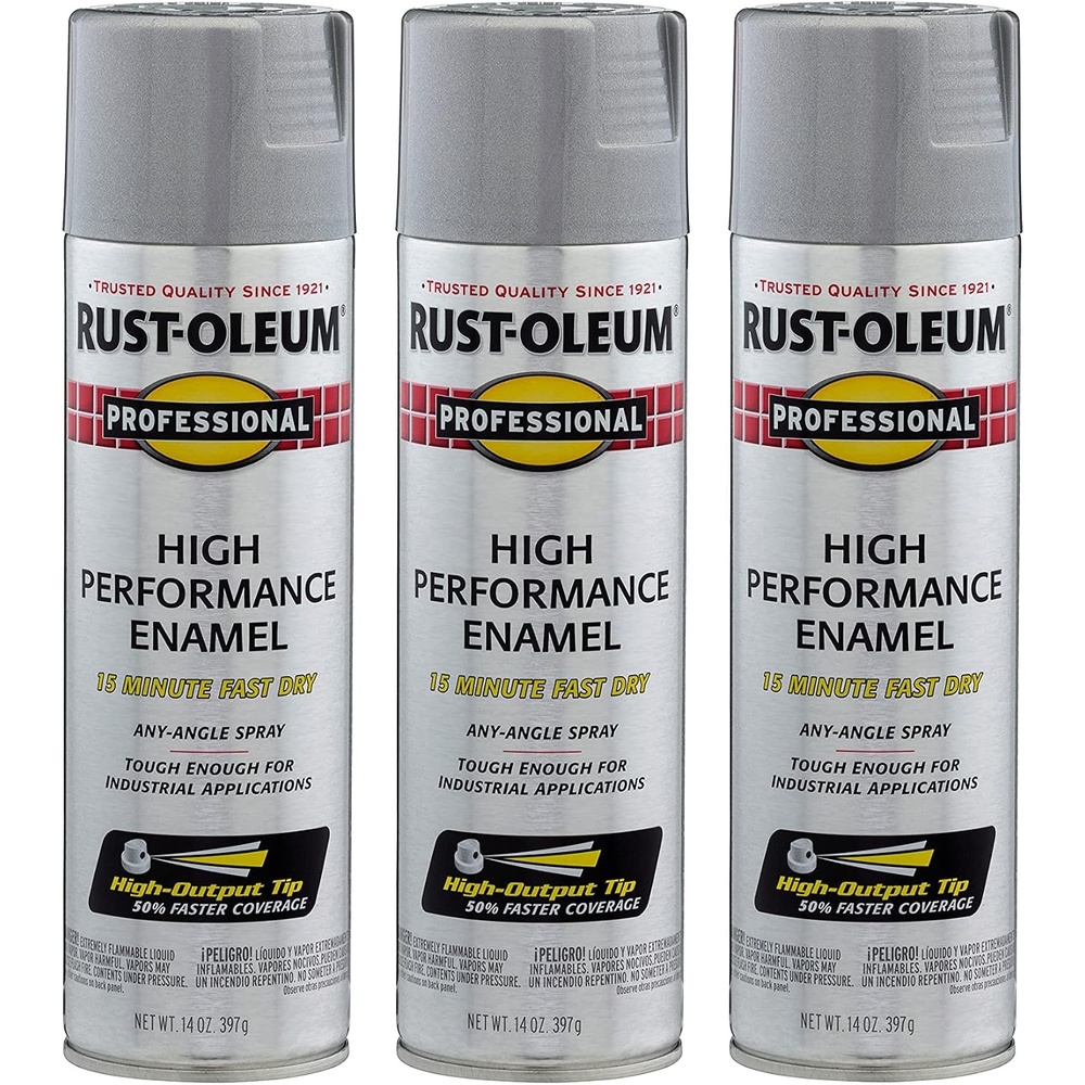 image:imageRustOleum Professional High Performance Gloss White Spray Paint Rust Prevention Corrosion Resistant Coating Industrial Maintenance Any Angle Spray Metal Equipment Protection 15 ozGloss Aluminum