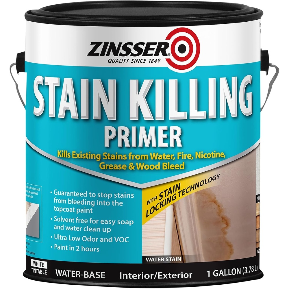 image:imageZinsser 377940 Stain Killing Primer Quart128 Fl Oz Pack of 1