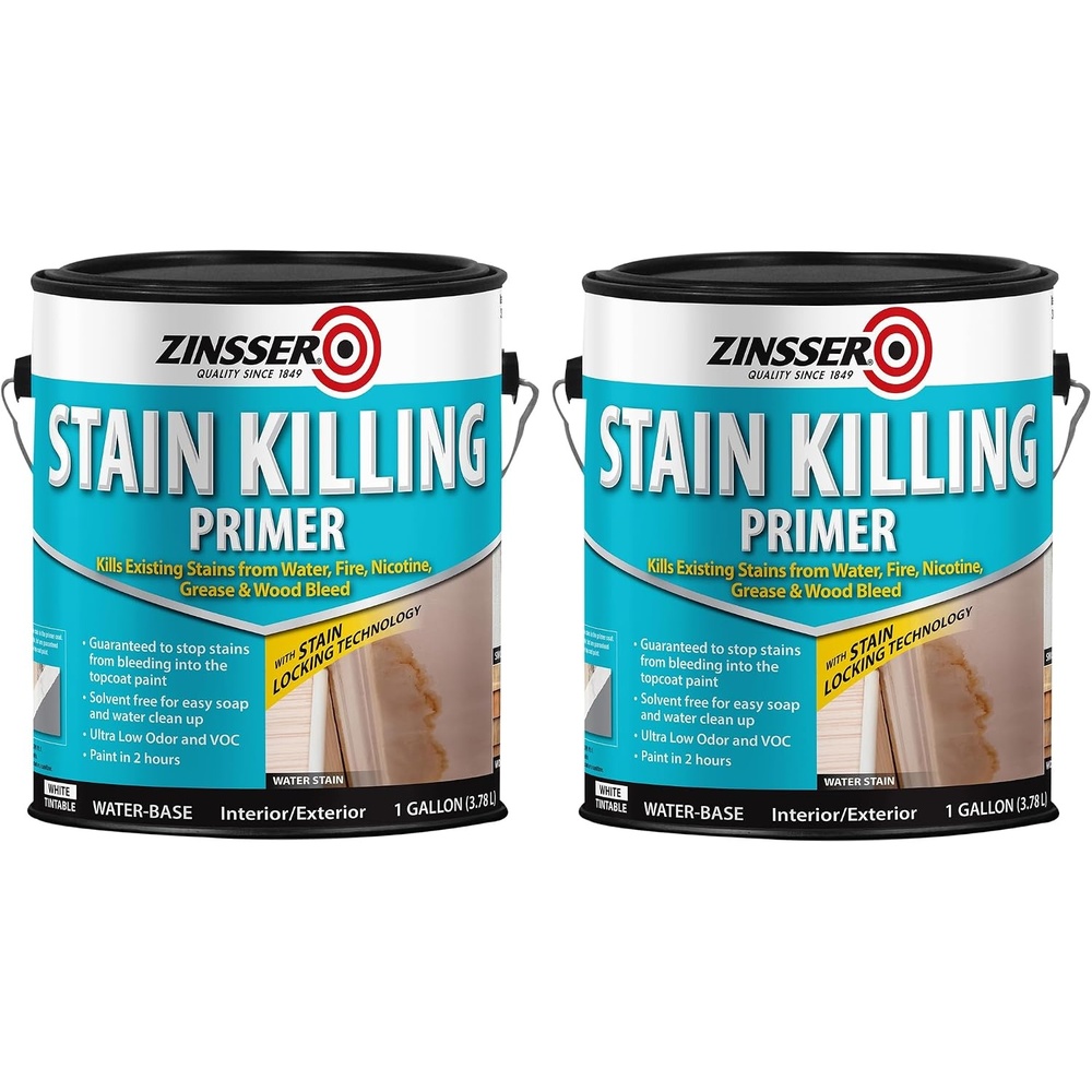 image:imageZinsser 377940 Stain Killing Primer Quart64 Fl Oz Pack of 2