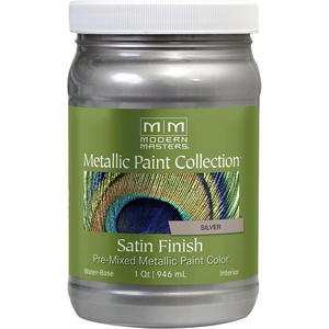 Modern Masters Satin Silver Metallic Paint(1)