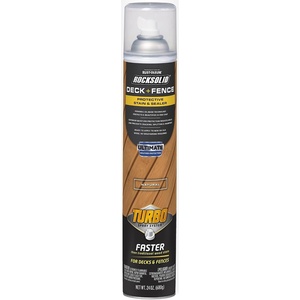 RockSolid Deck & Fence Natural Protective Stain & Sealer | Deck & Fence Protection, UV & Moisture Resistance, One Coat Coverage, Oil-Based Formula, 23 Oz(Natural)