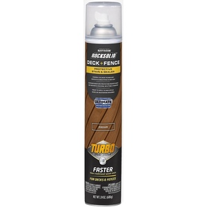 RockSolid Deck & Fence Natural Protective Stain & Sealer | Deck & Fence Protection, UV & Moisture Resistance, One Coat Coverage, Oil-Based Formula, 23 Oz(Cedar)