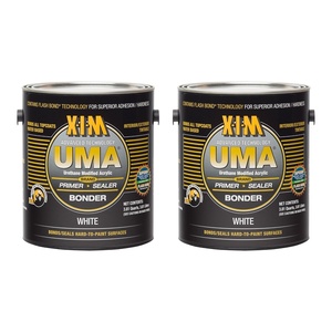 X-I-M UMA Advanced Primer-Sealer-Bonder, White | 1 Gallon primer-sealer, White. Blocks stains & seals surfaces with superior adhesion for interior/exterior wood, drywall.