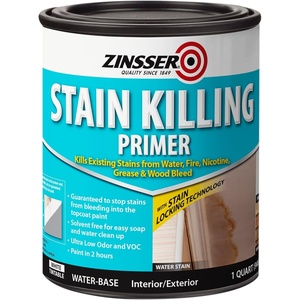Zinsser 377940 Stain Killing Primer, Quart(32 Fl Oz (Pack of 1))